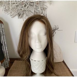 Jon Renau Hair Top Smart Topper Brown Blond Highlights